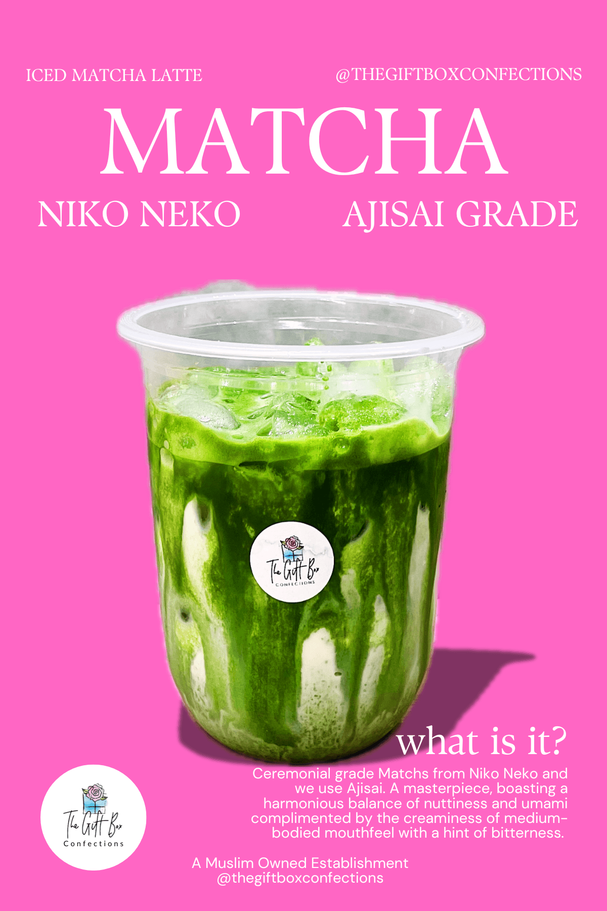 [x2 drinks] Iced Matcha Latte x Strawbery Matcha duo