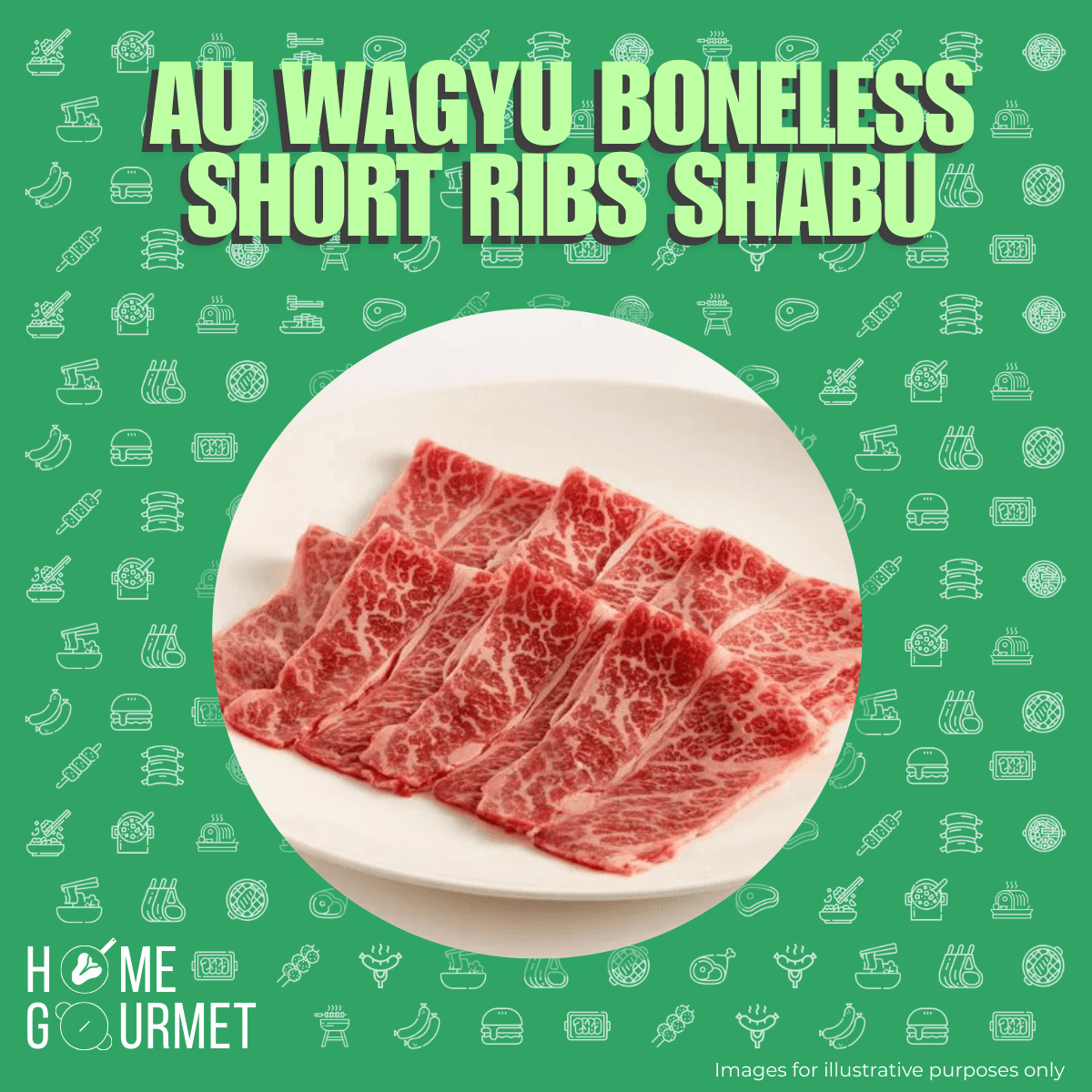 [SPECIAL] AU Wagyu Short Rib Shabu (~200g)