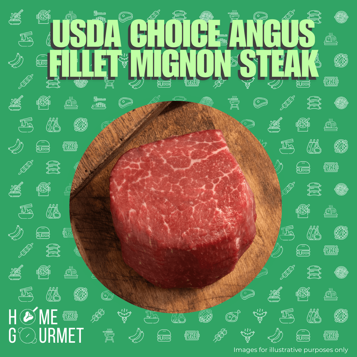 [SPECIAL] USDA Choice Angus Filet Mignon Steak (~250g)