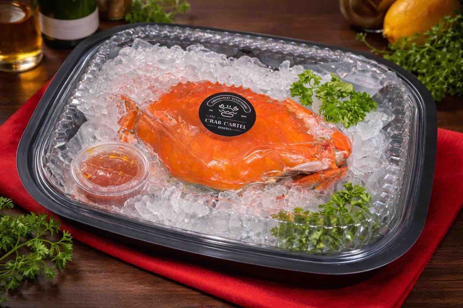 Ready To Eat.                 Cold Crab 