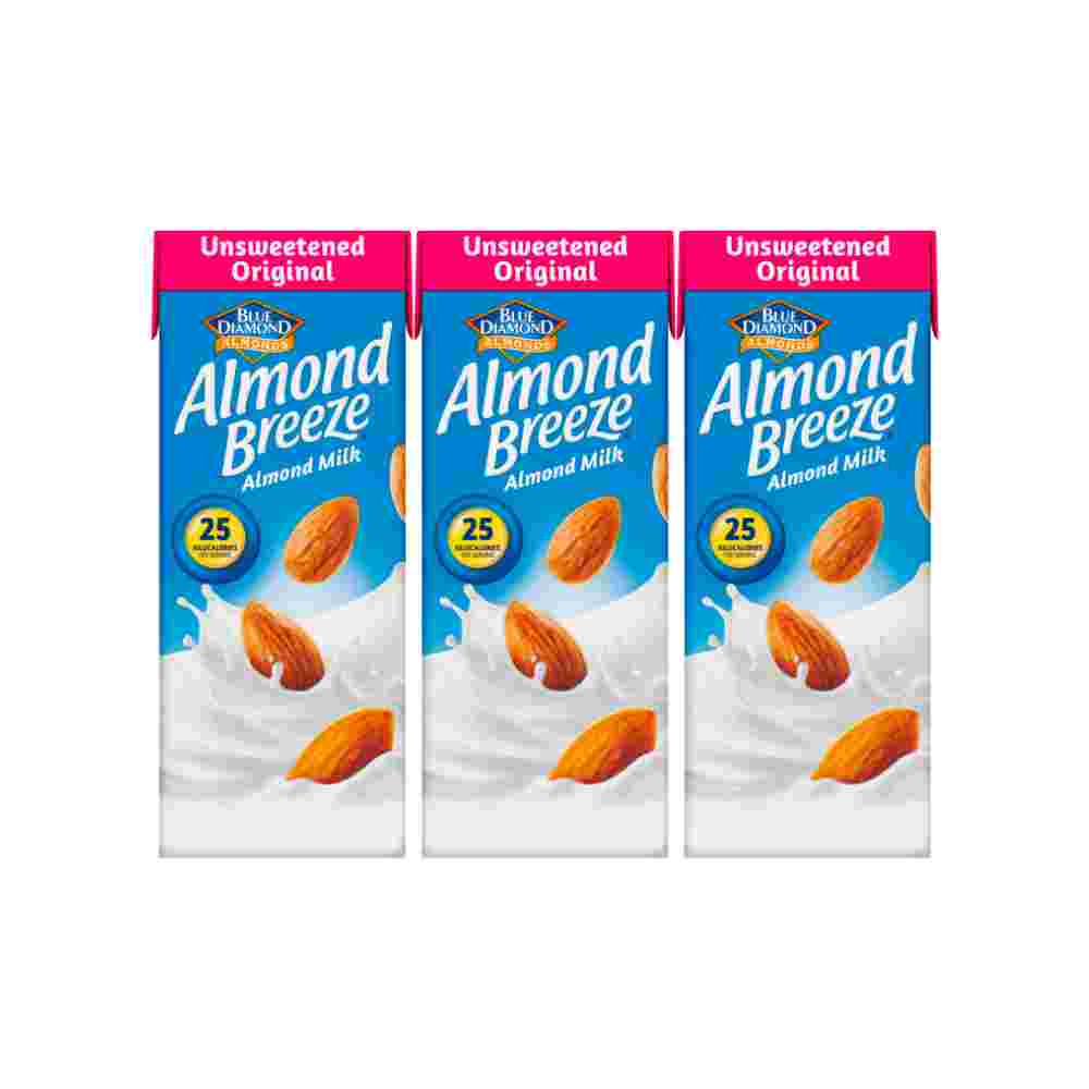Blue Diamond Almond Milk (Unsweetened) 180ml x 24 