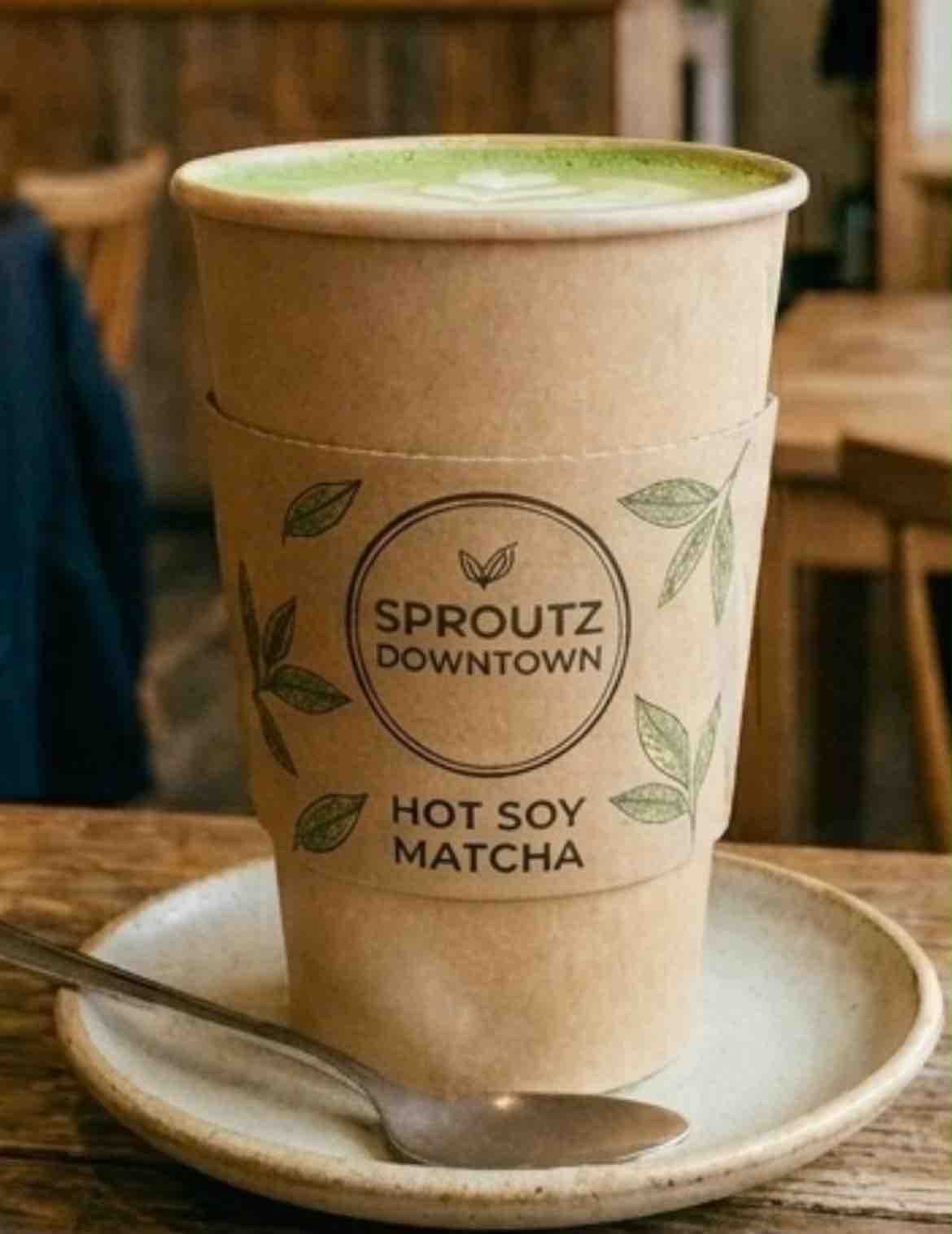 Large Hot Matcha Latte