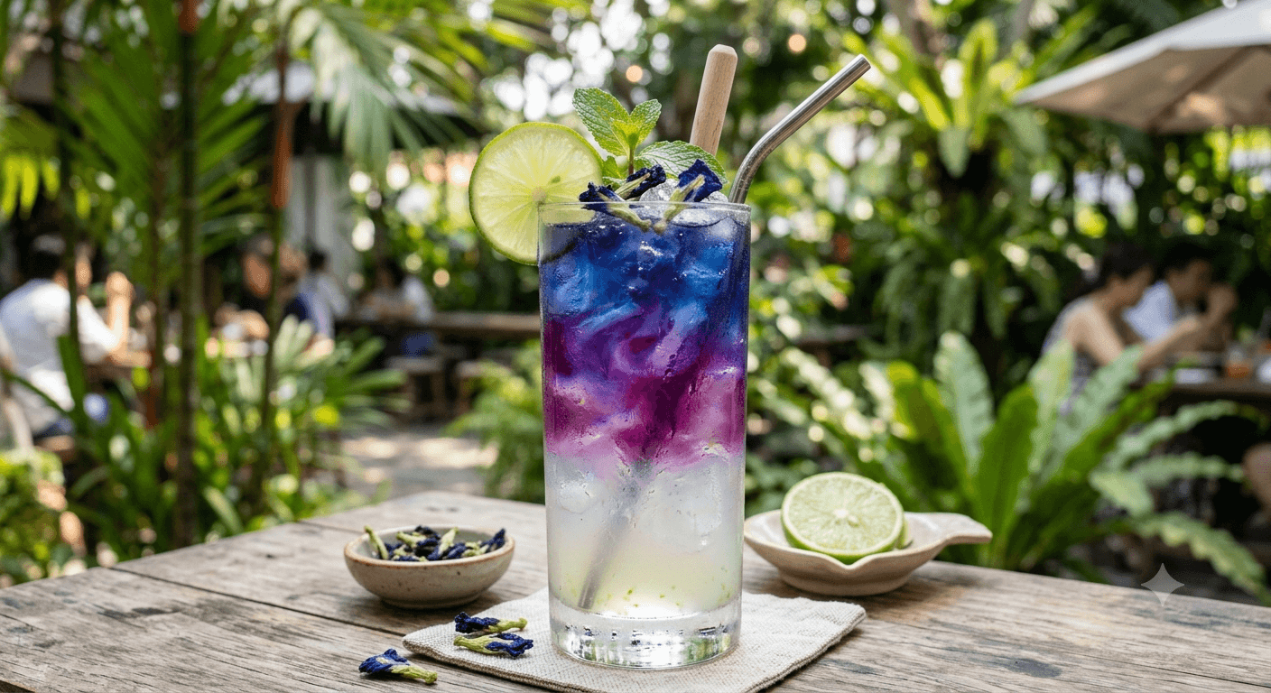 [Home-Brewed Series] Large Blue Pea with Lime / Red Date Ginger Tea / Pandan Barley 